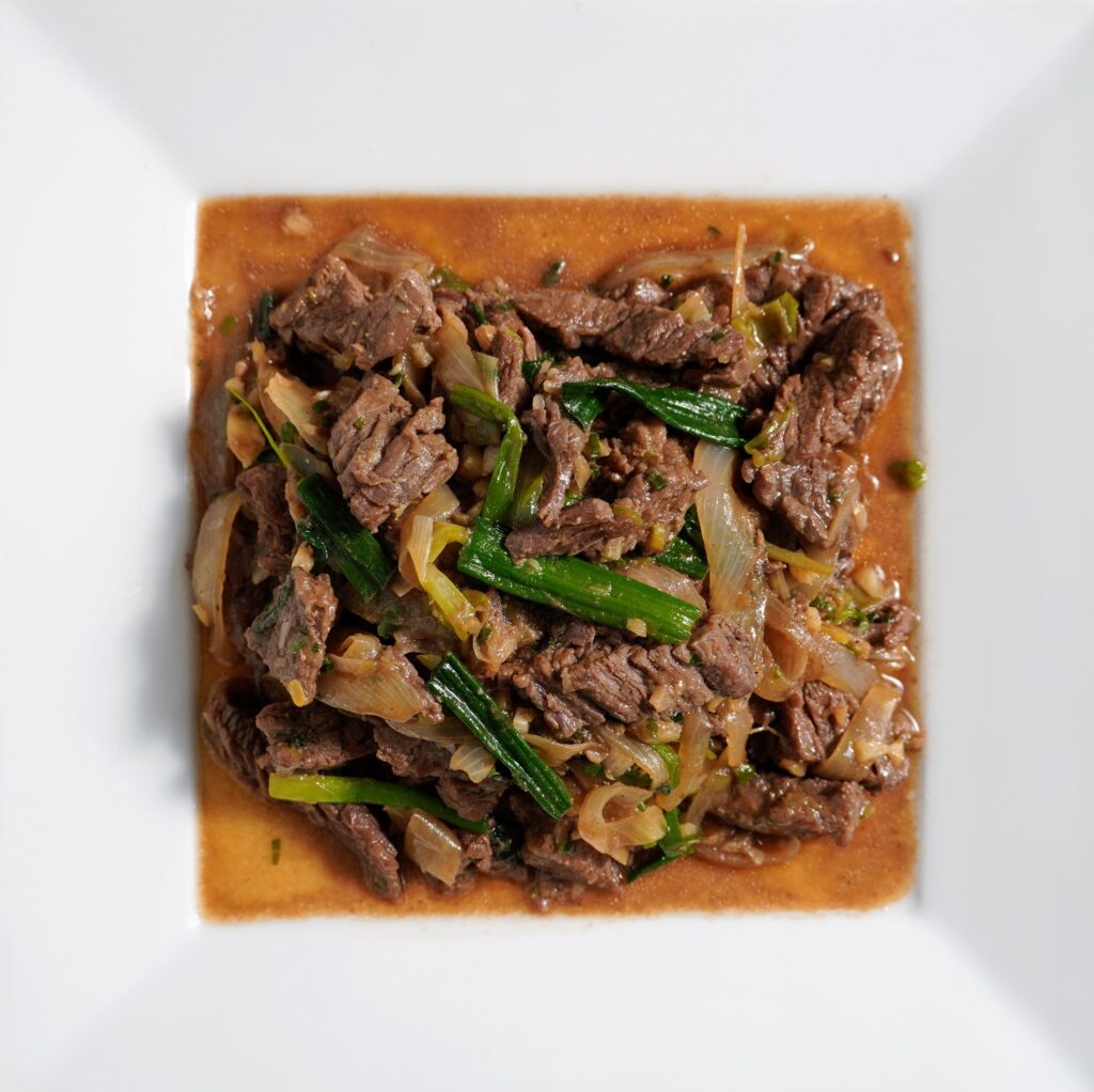 Korean Beef Bulgogi Final dished product