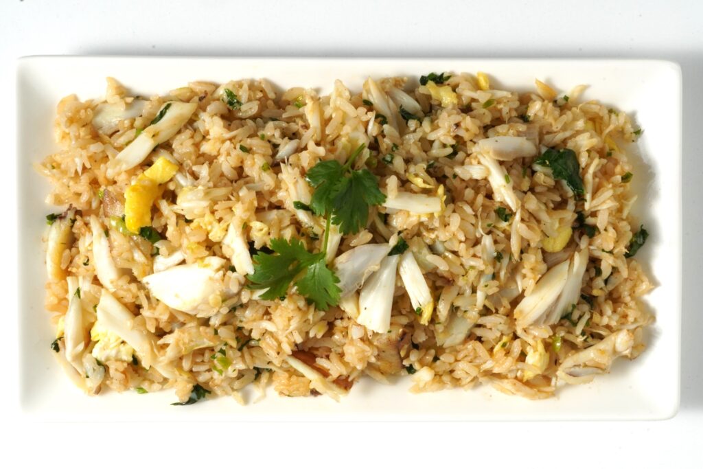 Crab Fried Rice Final product