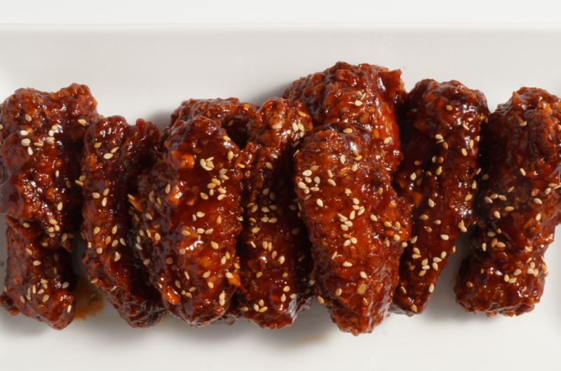 Gochujang Honey Garlic Chicken Wings